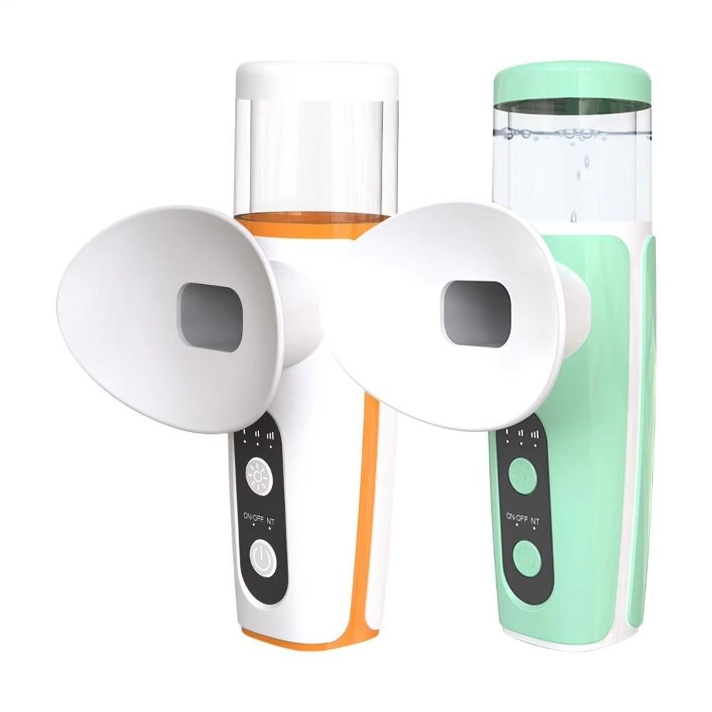 Rechargeable Portable Mist Sprayer 3 Temperature Dry Eye Humidifier Face Moisturizing