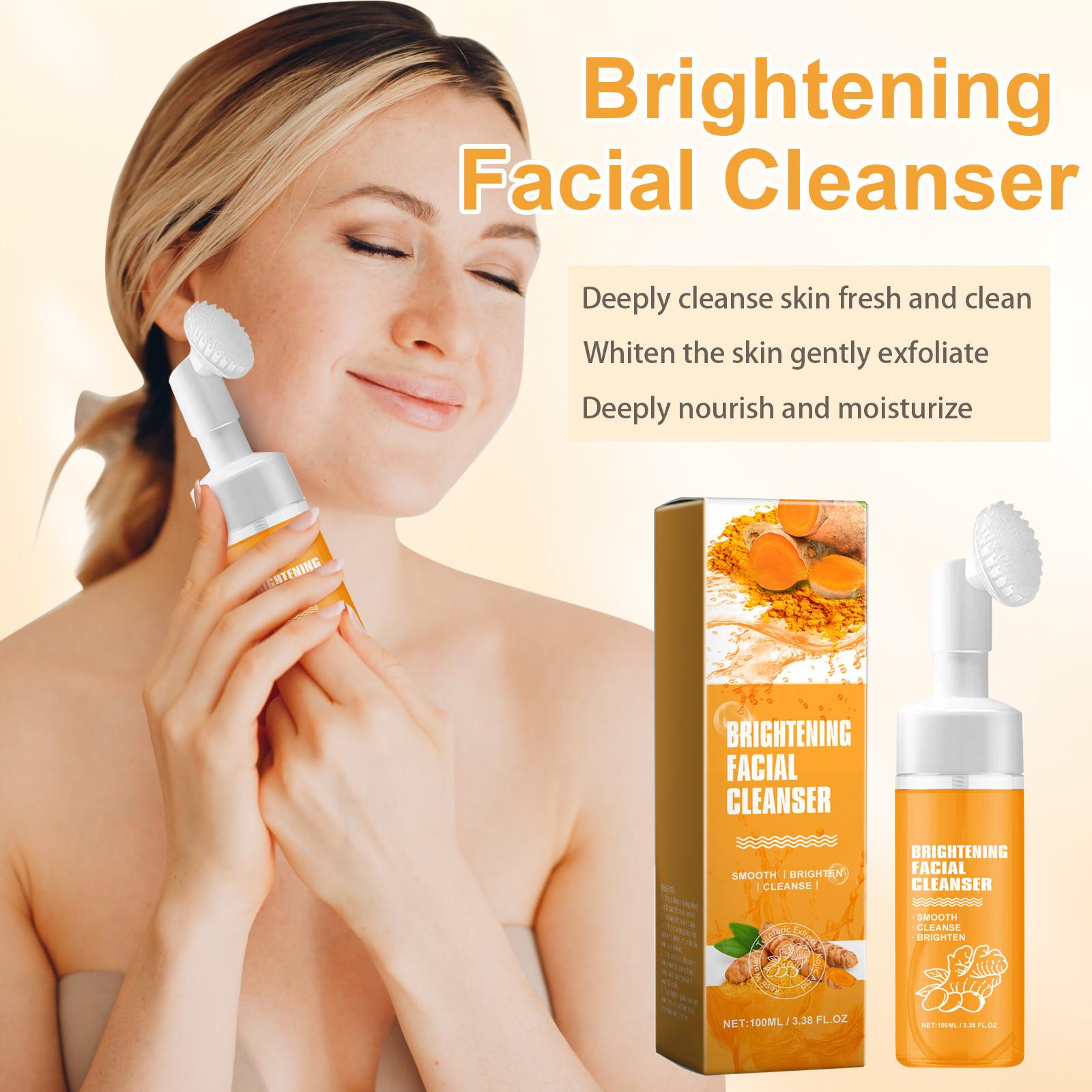 

Осветляющее средство для умыванияКуркума Койевая кислотаОчищающее средство с увлажняющим эффектомЭффективно осветляет тон кожиОчищает поры и загрязненияГлубоко увлажняет100мл One Size