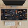 Oval Tactical Gun Large Mouse Pad Precision Gaming Design Desk Pads Anti-Slip Rubber Bottom 900X400 Gaming Keyboard Mousepads