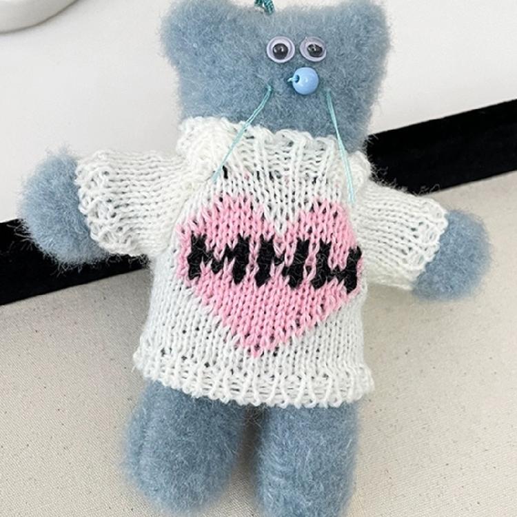 Plüschbär Schlüsselanhänger Anhänger für Damen Autoschlüssel Rucksack Handtasche