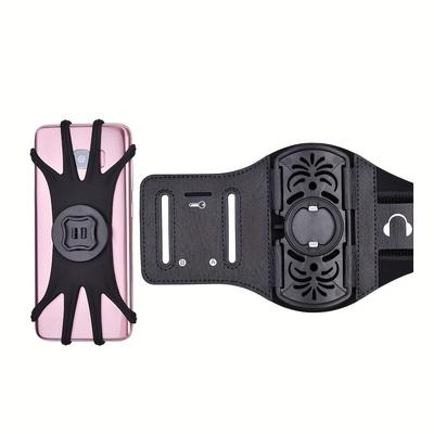 360° Rotation and Removable Sports Armrest Wristband Mobile Phone Holder, Suitable for SamSung for Galaxy, Suitable for 4-inch-6.5-inch Mobile Phones