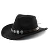 Suede ethnic style tibetan style western cowboy hat top hat fall and winter men's and women's felt hat peaked edge jazz hat hat