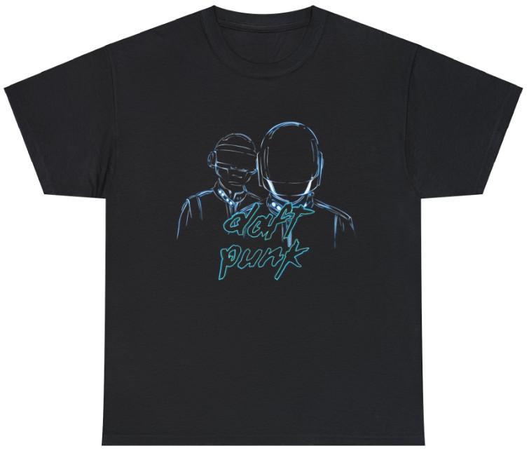 Футболка/Топ с уникальным дизайном в честь Daft Punk. Унисекс Унисекс Футболка XXXL