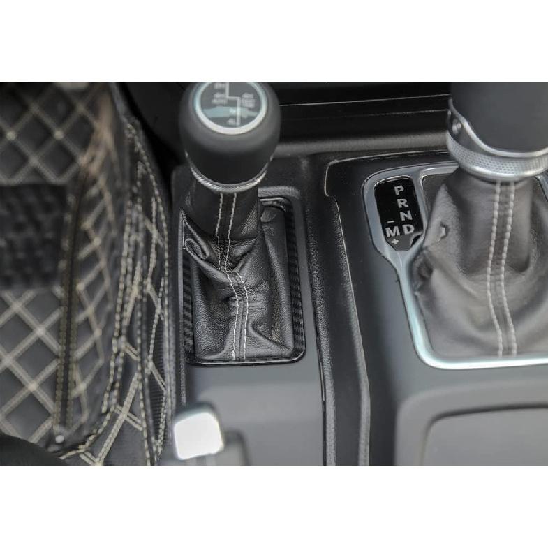 

для Jeep Wrangler JL JLU 2018-2021 Аксессуары для интерьера, 4WD Полный привод Режим переключения панели Декоративная отделка Carbon Fiber Grain красный