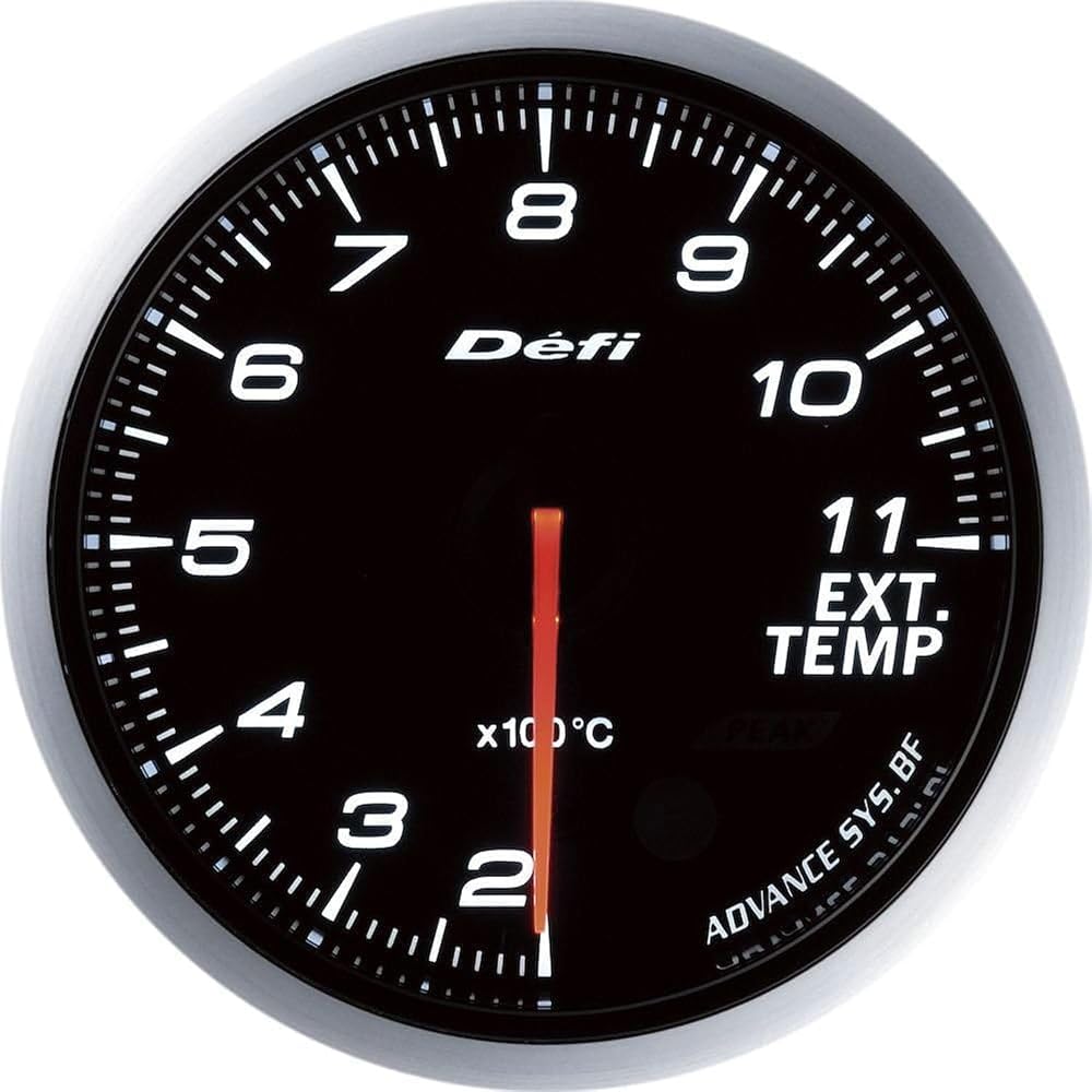 Nippon Seiki Defi (Defi) Meter [Defi-Link ADVANCE BF] Exhaust Temperature Gauge (White) DF10601