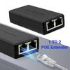 2portový gigabitový POE extender 10/100/1000Mbps IEEE 802.3af/at PoE Repeater Pro napájení IP kamer pro dohled CCTV