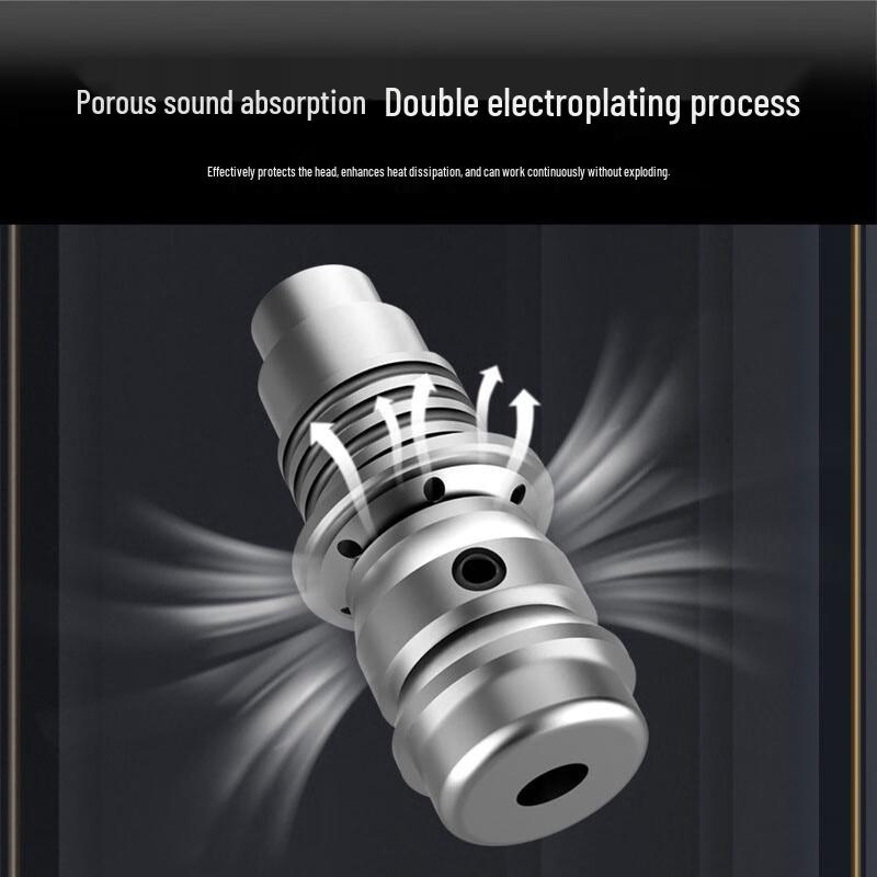 BAIPUXI Mini Silent Concrete Nail Gun CN Plug (adapter Included)