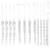 Christmas ice strip Christmas tree pendant Transparent icicle scene props Hanging Christmas decorations