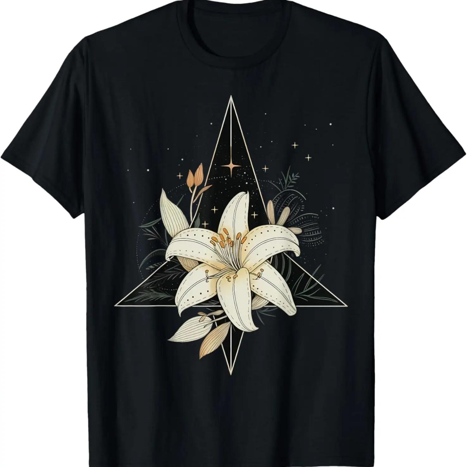 

Aesthetic Lily Flower on beautiful Lily T-Shirt XXXXXL чёрный
