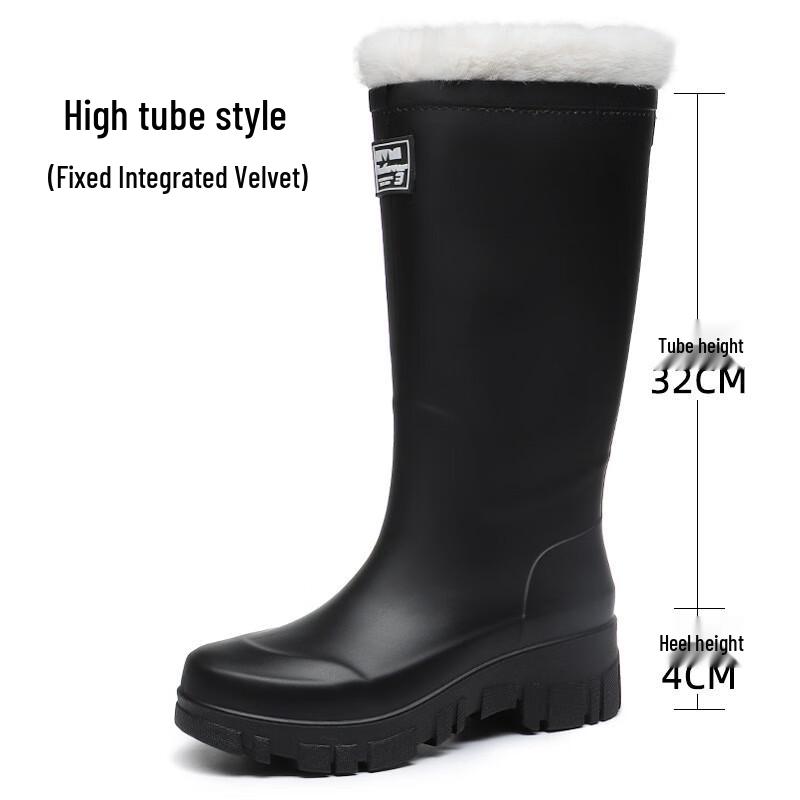 

Женские высокие утепленные резиновые сапоги DAXTE 36