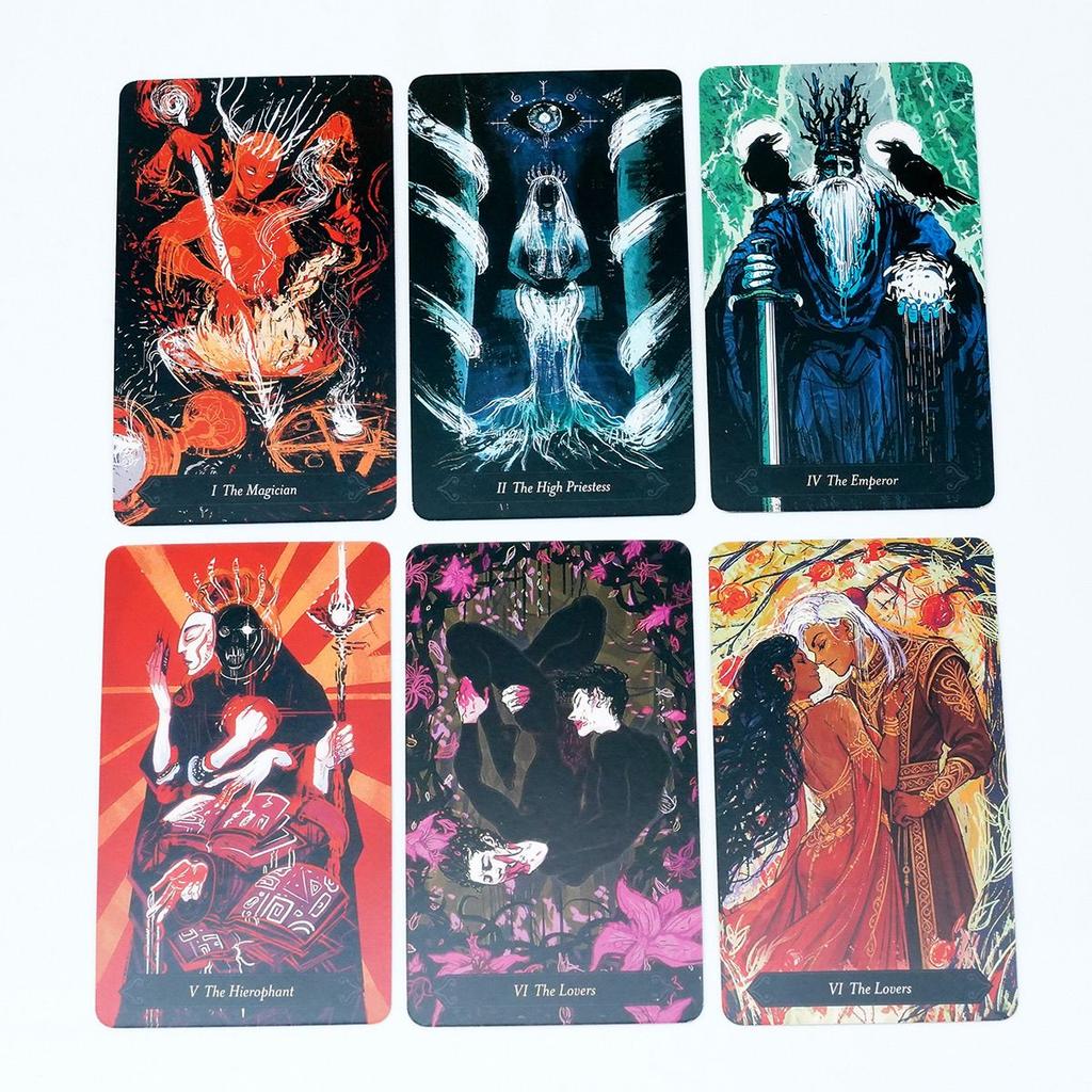 The Lubanko Tarot Deck – 80-Card Mythical & Sensuous Tarot Set for Modern Divination & Self-Discovery 10.3*6cm