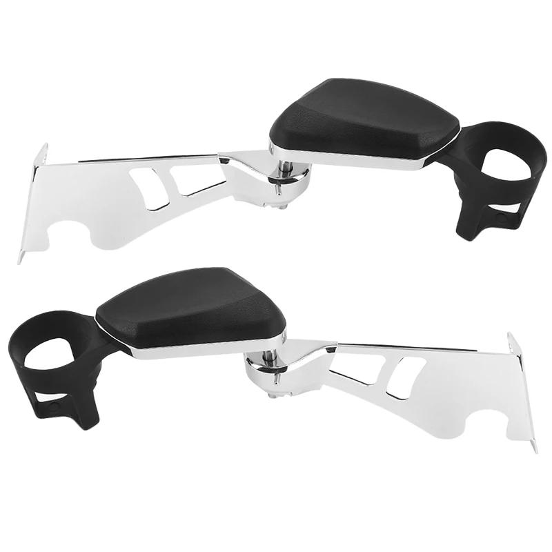 

Motorcycle Adjustable Rear Passenger Armrests W/Cup Holder Accessories For Harley Touring Tri Glide Electra Glide 1997-2013