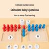 Montessori Arithmetic Board: Early Education Toy for Ages 0-3, Number and Math Skill Development