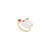 2024 Jade Rabbit Ring for Women: Zodiac-Inspired Retro Chinese Style, Popular with Internet Celebrities