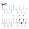 Beauty Tool for Beads 7Pcs DIY Bead Face Mask Brush, Silicone Soft Spatula Applicator Flexible Brush Skincare, Facial Spreader Women, Makeup Beaded