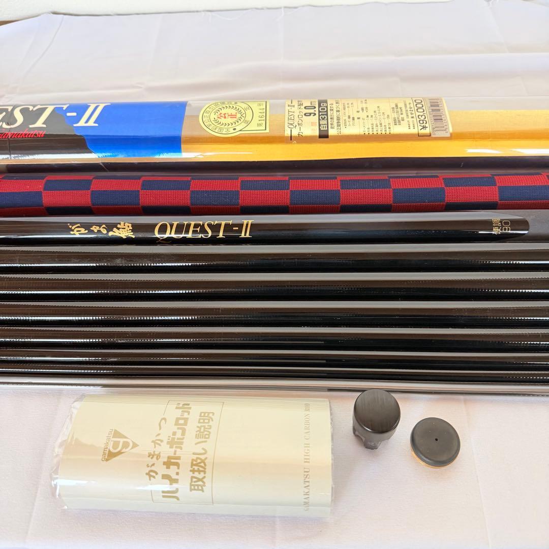 Used Gamaayu Quest II High tone 90 Ayu rod with replacement ear QUEST Gamakatsu