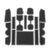 For 2025 Toyota 4Runner Door Channel Mat Central Car Modification Water Cup Holder Dustproof Mat Decorative Storage