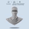 Sun Protection Face Guard Balaclava Solid Color Breathable Moisture-wicking UV-proof Neck Face Protection Cover