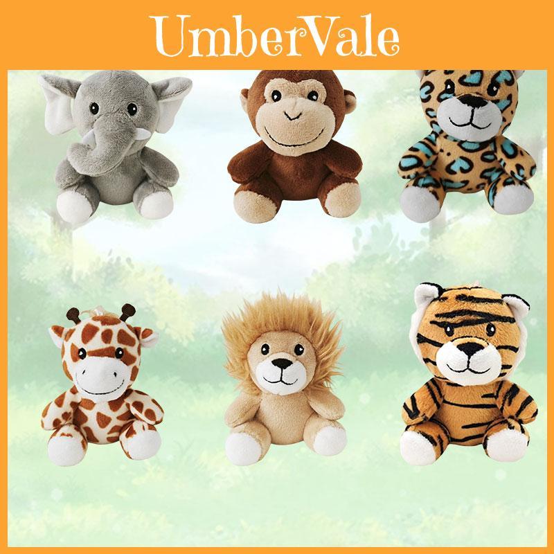 Jungle Animal Lion Tiger Giraffe Stuffed Toy Wholesale Stock