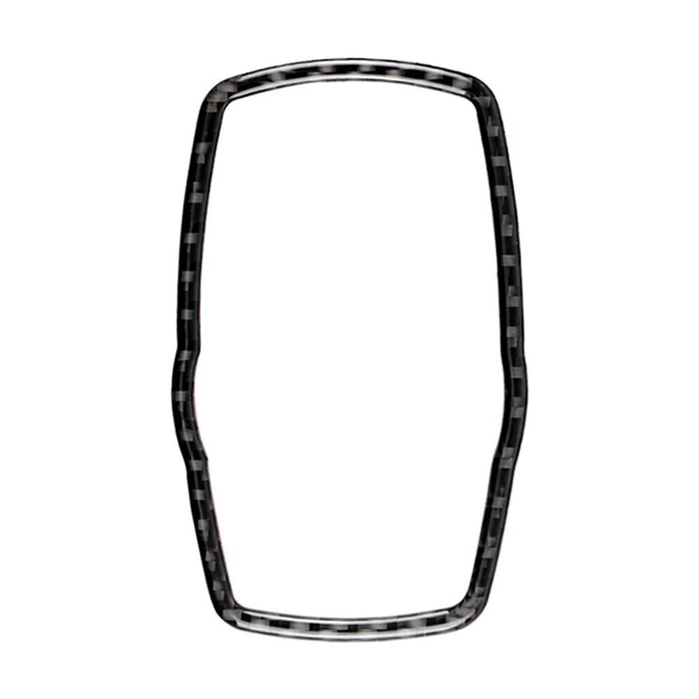 Car Carbon Fiber Frame for BMW Media Button Sticker Knob Cover for F10 F20 F30 F34 F07 F25 F26 F15 F16 Interior Sticker