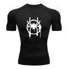 Men's Quick-drying Short-sleeved Fitness Gym Running Fashion Breathable Workout T-shirt Training Casual Compression Slim Tight Fit Tops