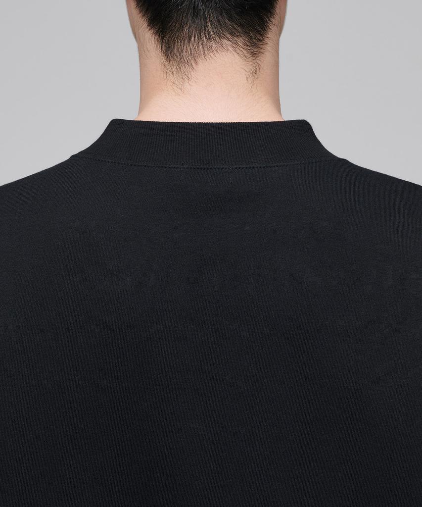 Musinsa Standard Oversized V-Neck Sweatshirt [Black]
