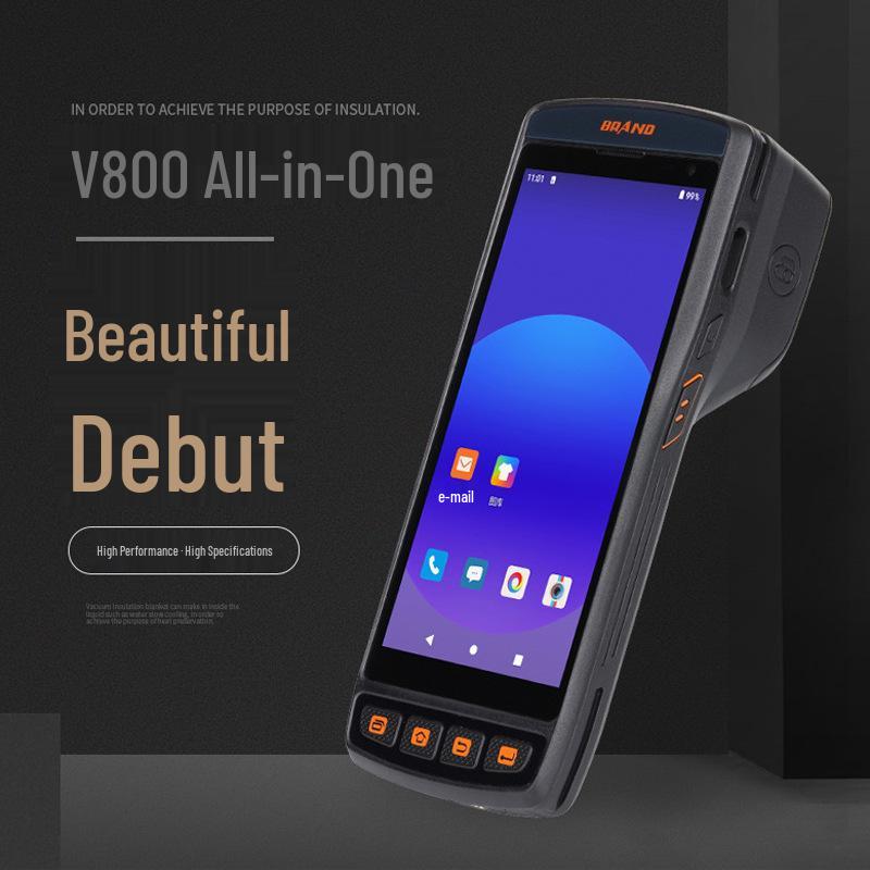 Smart Android PDA: 2D Barcode Scanner & Printer with Secondary Development Package