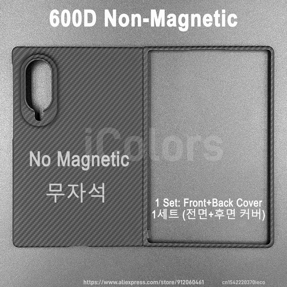 Magnetic Case for Samsung Galaxy Z Fold 8 Aramid Carbon Fiber Cover Ultra Thin Lightweight Armor Protective Cover Fold 8 Wide