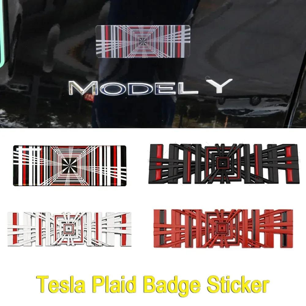 Pro Tesla Model 3 Y S X Plaid Znak Logo Samolepka Kufr Znak Dekorace Písmena Performance 2024 2023 2022 Příslušenství