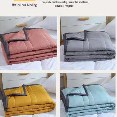 Washed Cotton Summer Quilt: Lightweight Air Conditioning Blanket for Spring, Autumn, and Summer - Single, Double, or Children's Size