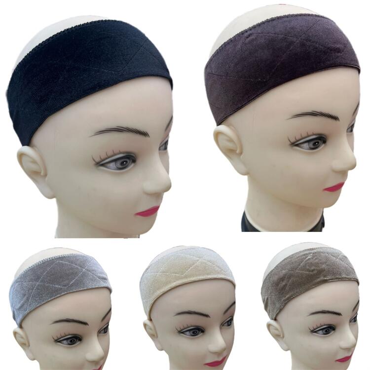 Adjustable Non-Slip Velvet Wig Grip Headband - Glueless Comfort Band for Lace Wigs