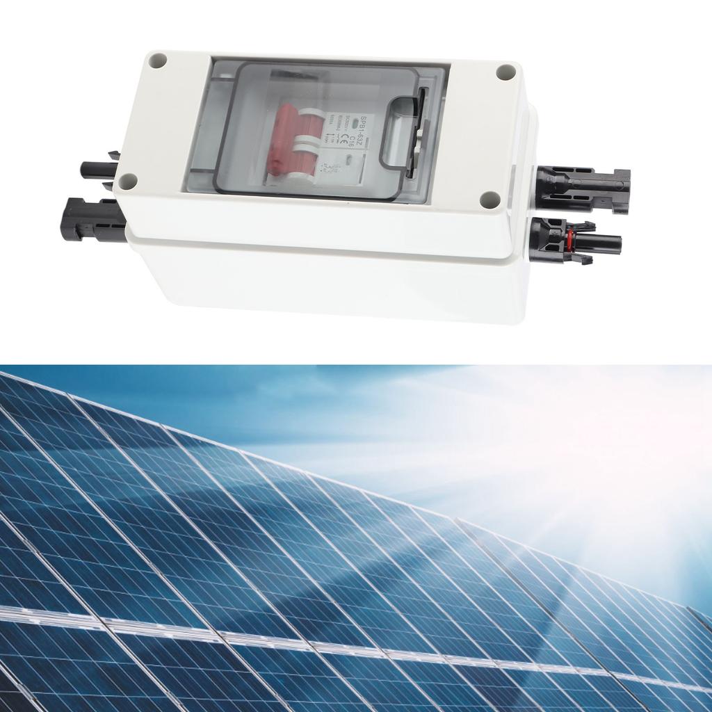 Solar Disconnect Switch Mini Circuit Breaker with IP65 Waterproof Distribution Box PV Disconnector DC500V 16A