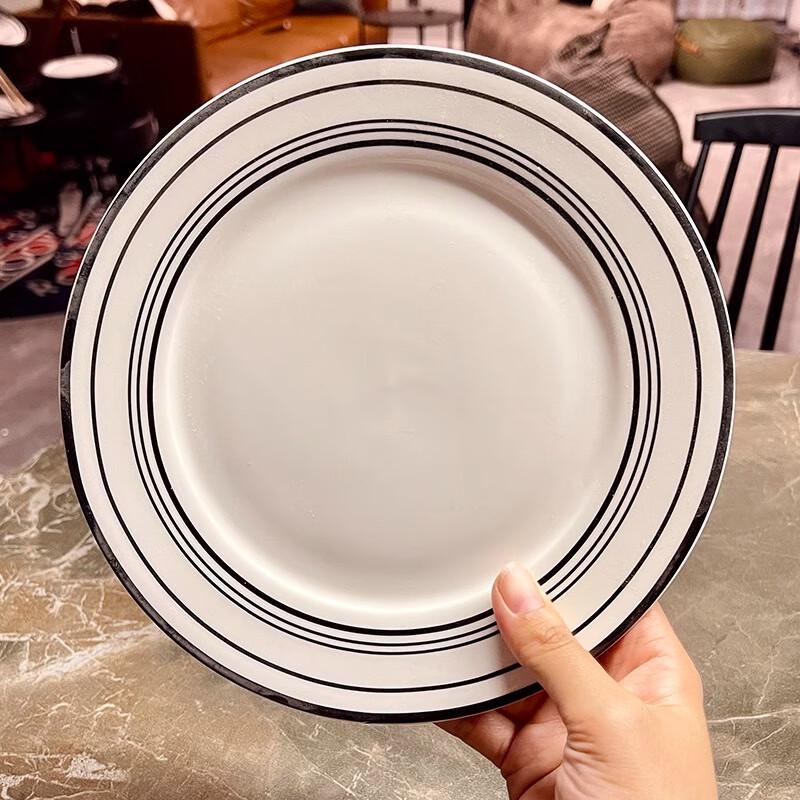 Round Ceramic Dinner Plate
