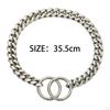 Large Dog Chain Collar Training Stainless Steel Chew Proof Necklace Choker