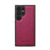 2-in-1 Magnetic Detachable Case for Samsung S25 Ultra, A17 Flip Cover with Card Slot and Lanyard, Leather Case A5655