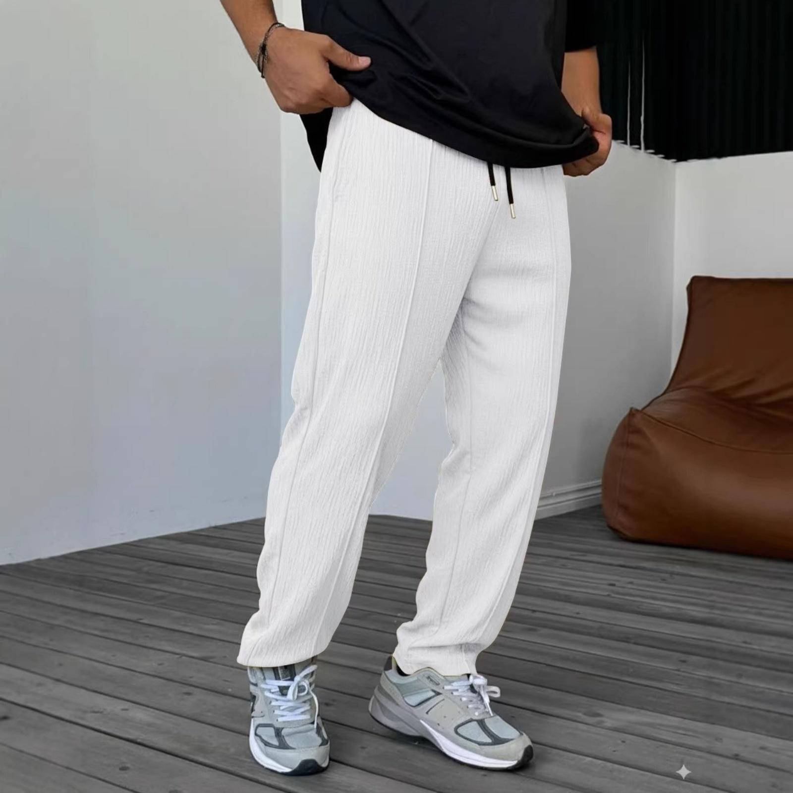 

Men s Fashionable, Lightweight, Breathable, Sporty And Casual Long Pants. Men s Pleated, Textured, Quick-drying And Cool Long Pants. XL