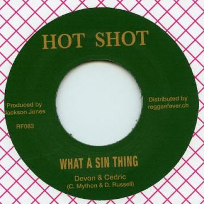 7inch Record DEVON RUSSEL. CEDRIC MYTHON / OSWAL - What A Sin Thing / Sky 13 RF083 Hot Shot/Reggae 1969 Europe Reggae, Ska & Dub