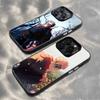 Funda de Teléfono Y-Yuji Itadori Ryomen Sukun Para iPhone 16,15,14,13,12,11,Mini,Pro,MAX,plus,Negro Mate Cubierta Antigolpes