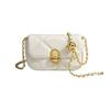 Silver Mini Bag Women'S Summer Fashion Diamond Chain Messenger Bag Women'S Light Luxury High-End Small Square Bag