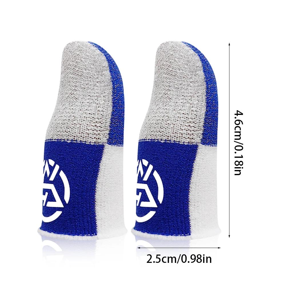 3/10Pairs Mobile Finger Sleeve Breathable Thumb Gloves Sweatproof Anti Slip Touch Screen Controller Finger Cover for PUBG Game 5