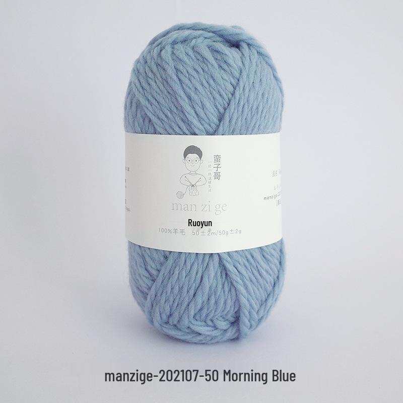100% reine Wolle Grobgarn zum Handstricken von Mänteln, Schals und Pullovern - 5 mm dick