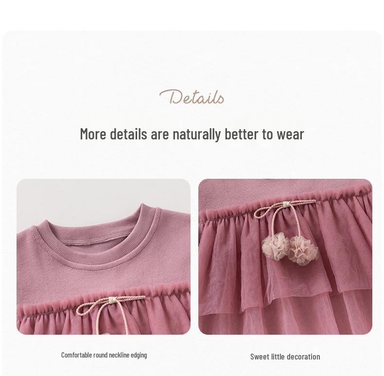 Girls' Stylish Long Sleeve and Pants Set for Spring and Autumn