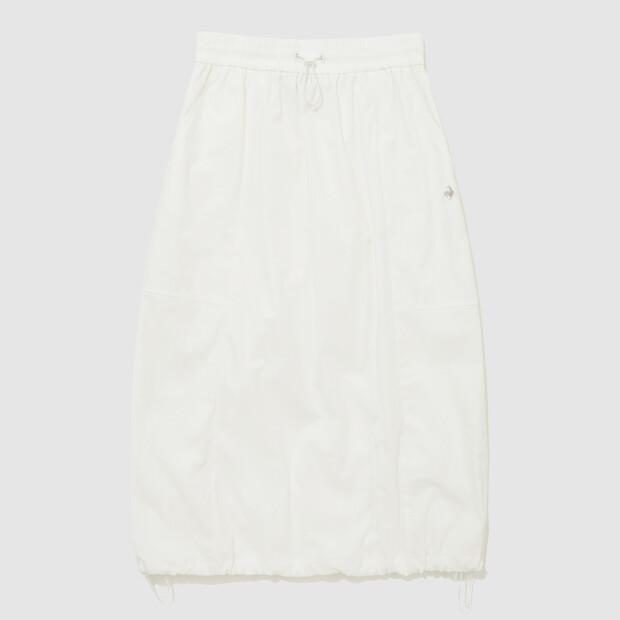 LECOQ Women'S Stretch Woven Loose Fit Skirt - Cream Qr122Osk21
