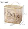 Laundry Hamper for Dorms & Homes Foldable Large-Capacity Mesh Laundry Basket For Dirty Clothes, Socks, and Underwear Storage