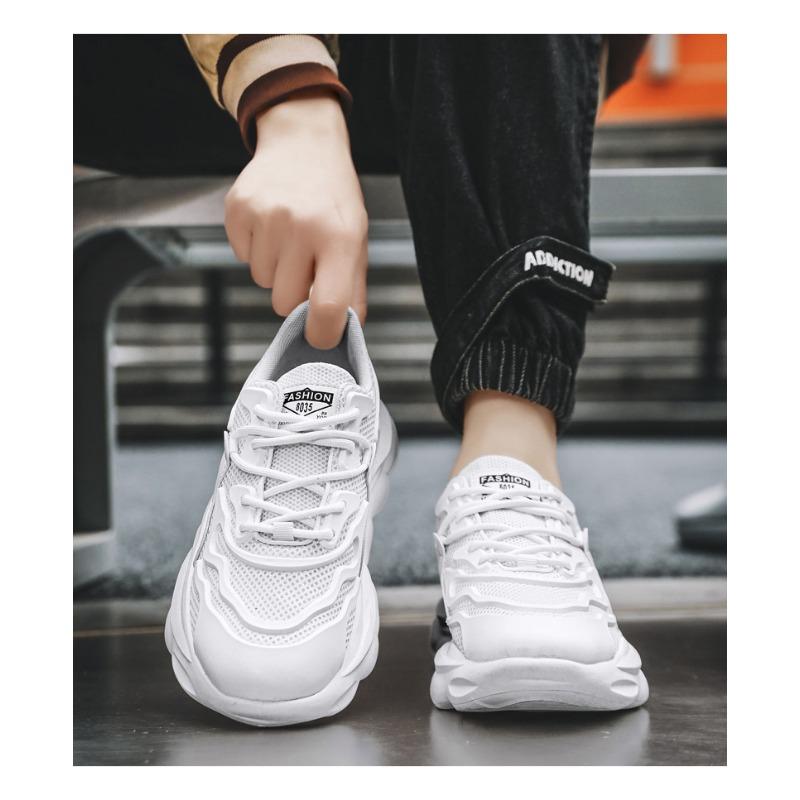 Mens Lightweight Breathable Thick Sole Chunky Dad Shoes Casual Sports Running Sneakers