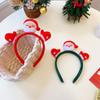 Women's Cute Santa Plush Headband - Red Christmas Hair Accessory