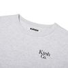 KIRSH Uni Wording Logo Long Sleeve [Melange Gray]