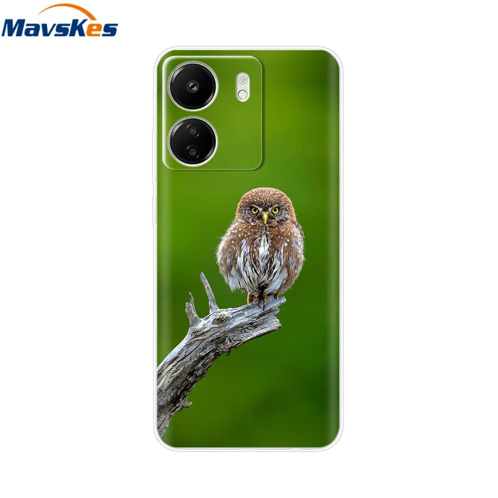 For Xiaomi Poco C65 Cases For Xiaomi Poco C65 Fashion Clear Soft Silicone Phone Cases TPU Fundas for PocoC65 c 65 Coque Bumper