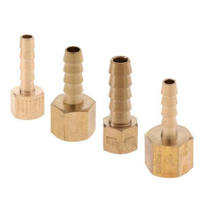 Mosiężne Złącze Wtykowe 1/8 cala 1/4 cala BSP - 6mm 8mm Adapter Złączki Węża Zakończenie Ząbkowane