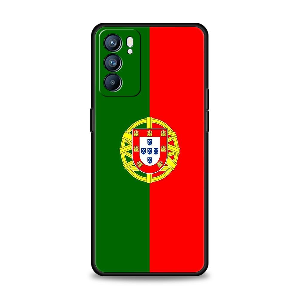

Portugal Phone Case For Oppo A54 A53 A52 A15 A95 A16 A78 A79 A80 A98 4G Find X5 X6 Reno10 12 13 F Pro 5G Cover Oppo Reno12